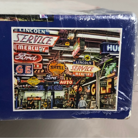 Springbok Puzzle American Icons Auto Oil Gas Signs Factory Sealed Iconic - Picture 2 of 9